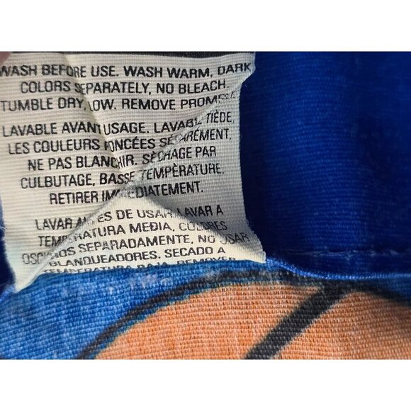 Vintage 90s Springs NBA All Team Jersey Pillowcase Lakers Miami Heat Chicago - Picture 2 of 9